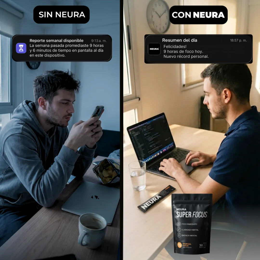 Antes y despues con NEURA